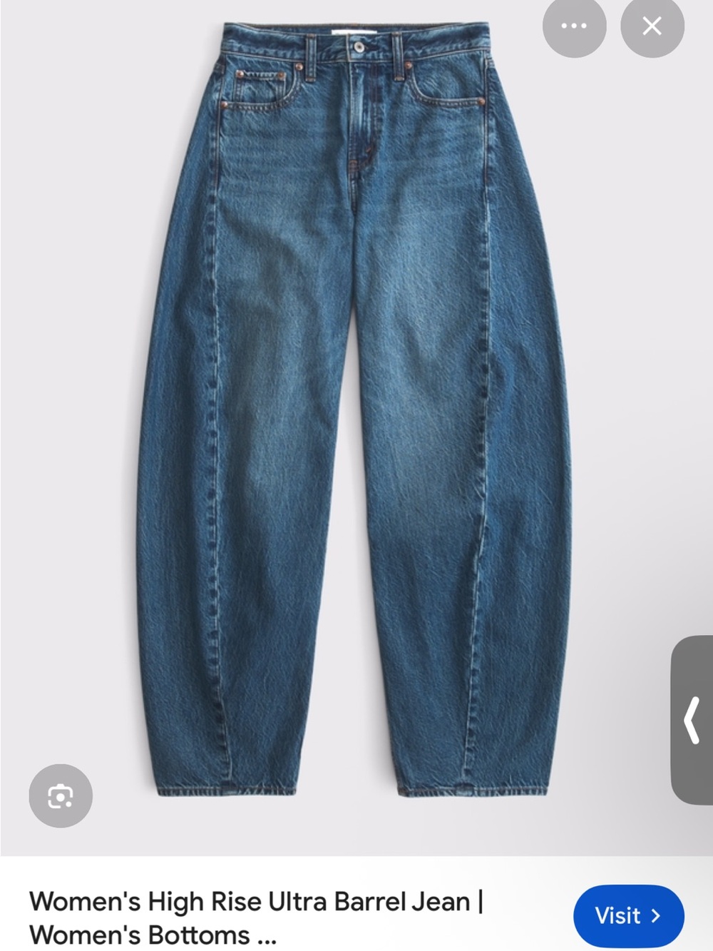 Abercrombie & Fitch Ultra Barrel Jeans 28